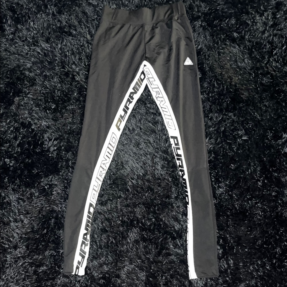 Black Pyramid | Black and White Track Pants